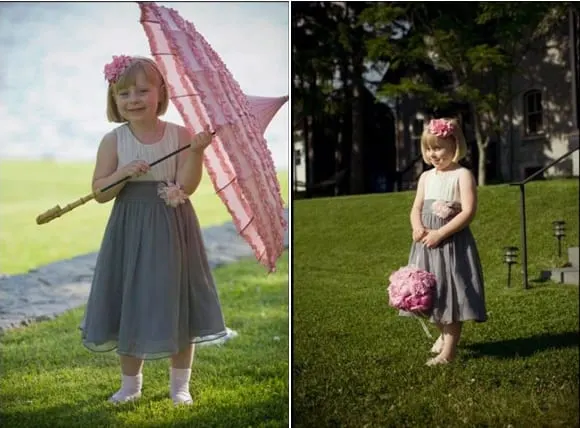 pink-gray-flower-girl-flowers-parasol-wedding