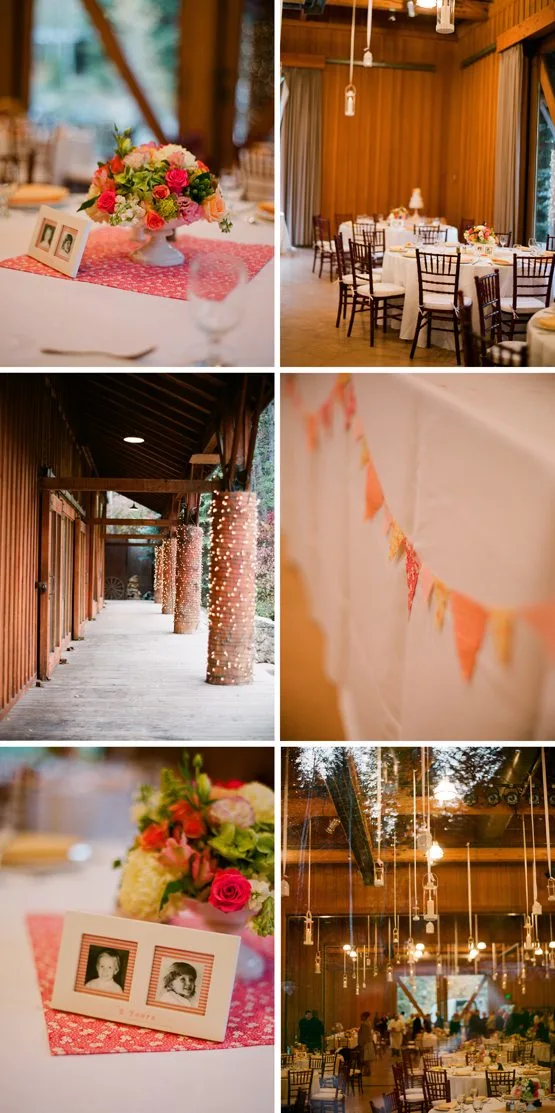 rustic-barn-wedding-reception-hanging-lights-fabric-bunting-red-white-pink-wedding