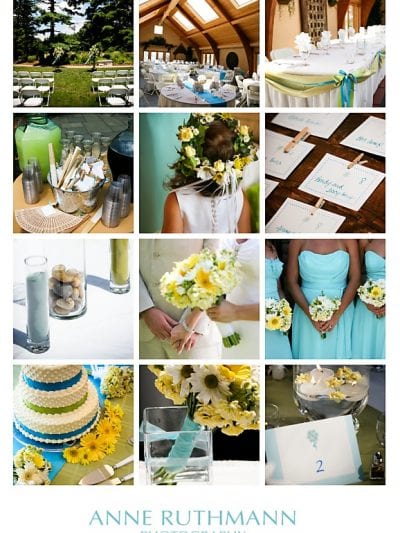 Teal, Green and Yellow Wedding Inspiration thumbnail