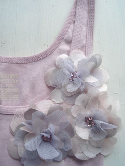 DIY Flower Corsage Tank Top thumbnail