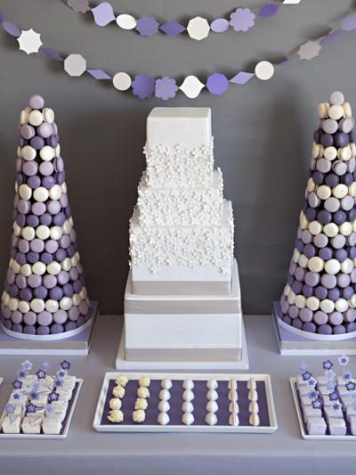 Pretty Purple Dessert Buffet thumbnail