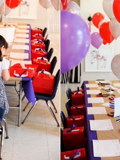 Leia’s Red and Purple Birthday Party thumbnail