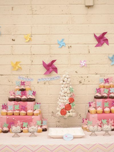 Pinwheel Theme First Birthday Party thumbnail