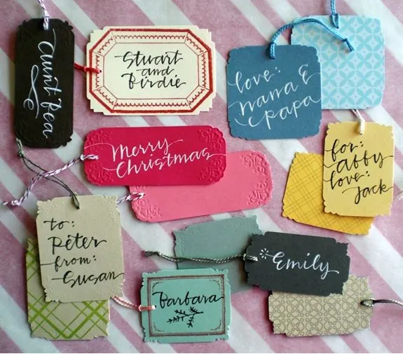 calligraphy-favor-tags