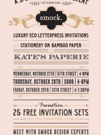 Smock at Kate’s Paperie – Three Days Only! thumbnail