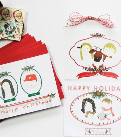 Personalized Holiday Cards from Two Brunettes thumbnail