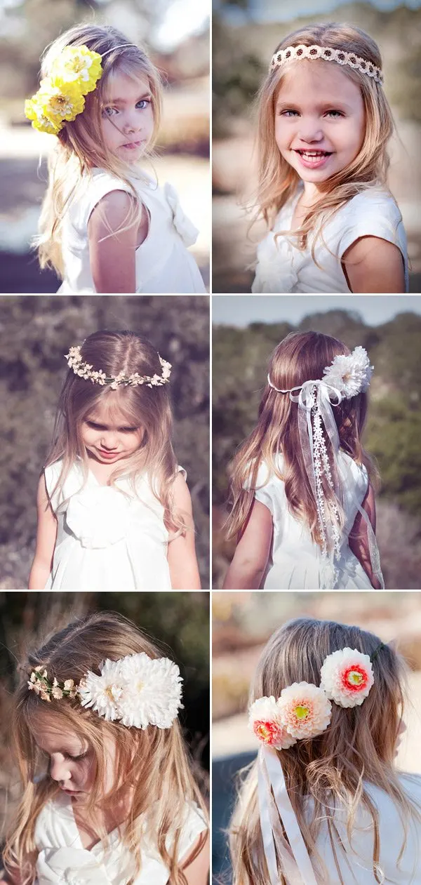 16 Flower Girl Hair Accessoriesthey're just too cute not to