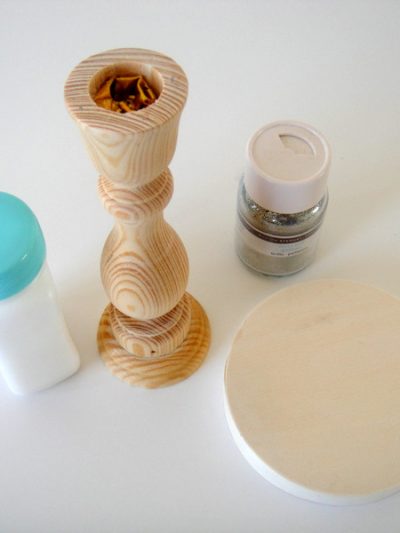 DIY Glitter Cupcake Stand thumbnail