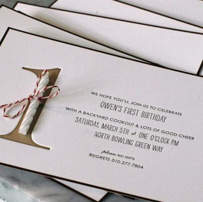 Birthday Candle Party Invitations thumbnail