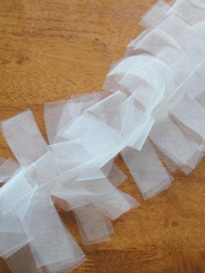 DIY Tulle Fringe Garland thumbnail