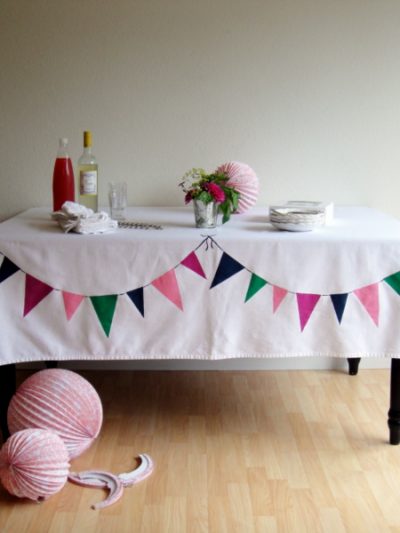 DIY Bunting Tablecloth thumbnail