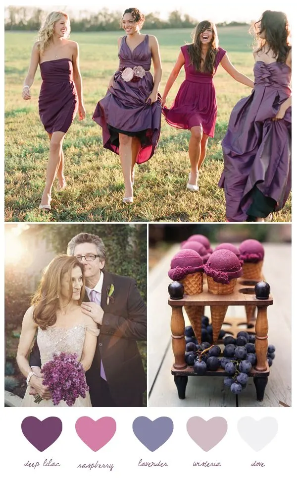 Purple Summer Dress Color Scheme » Gray » SchemeColor.com