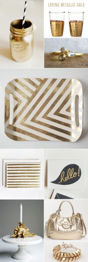 Loving Metallic Gold - The Sweetest Occasion