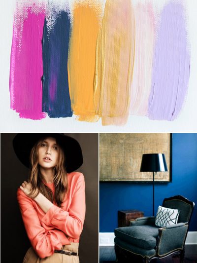 Party Palette: Pumpkin, Navy + Magenta thumbnail