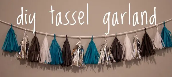 Make tassel clearance garland