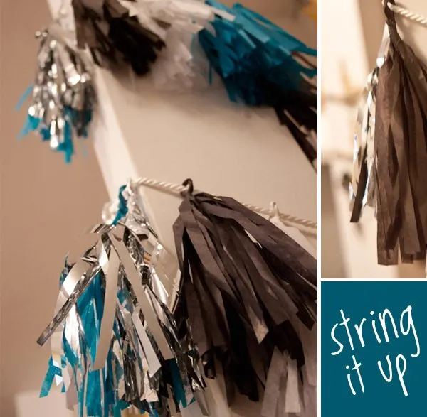 DIY Ruffled Tissue Paper Garland - Pretty Providence