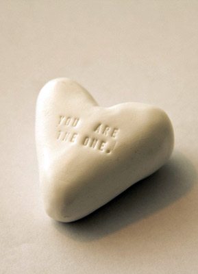 DIY Valentine: Stamped Clay Hearts thumbnail