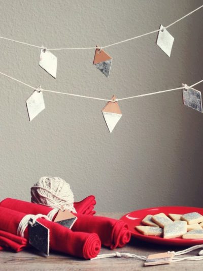 DIY Geometric Leather Partywares thumbnail