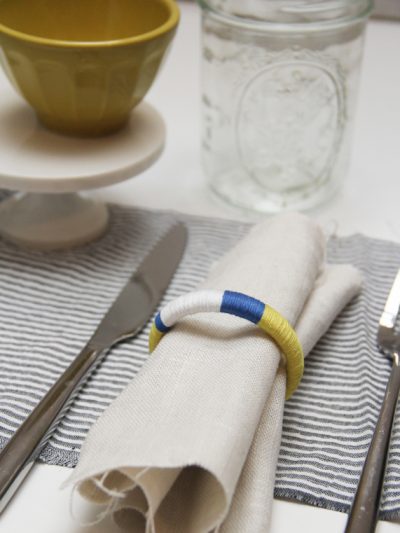 DIY Colorblock Napkin Rings thumbnail