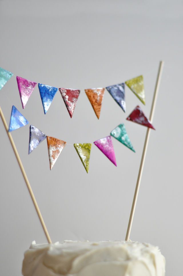 DIY Cake Bunting