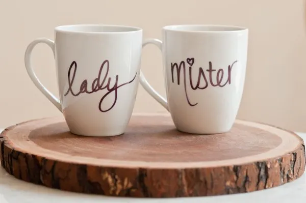 DIY Sharpie mugs from The Sweetest Occasion
