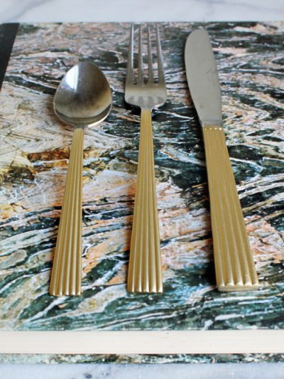 DIY Gilded Flatware thumbnail