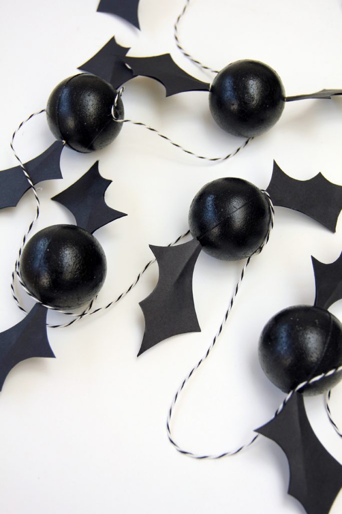 DIY Bat Garland The Sweetest Occasion
