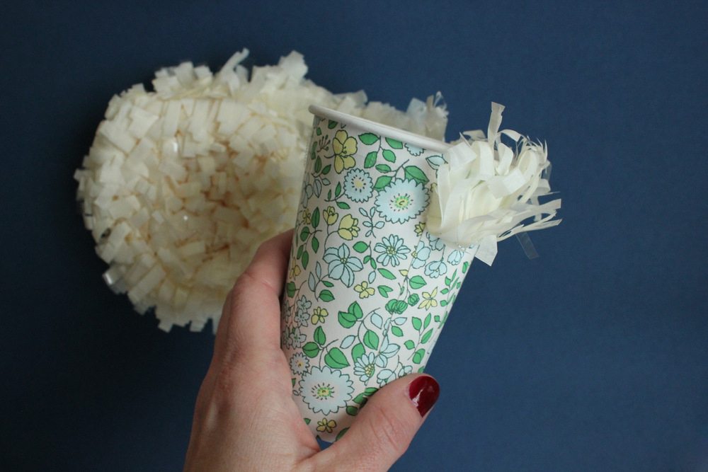 DIY Fringe Party Cups - The Sweetest Occasion