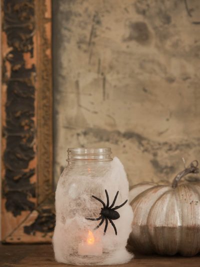 DIY Halloween Spider Lanterns thumbnail