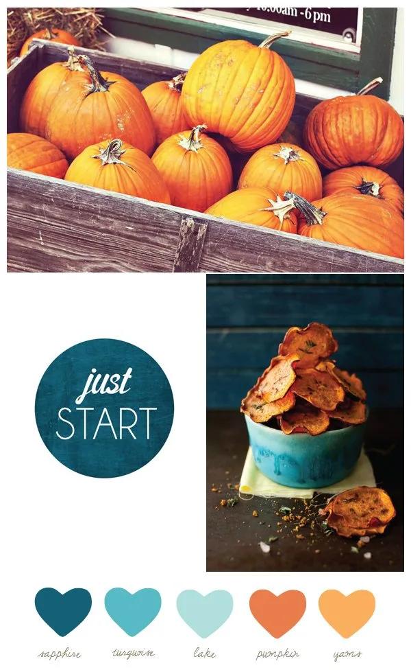 Sapphire + pumpkin | The Sweetest Occasion