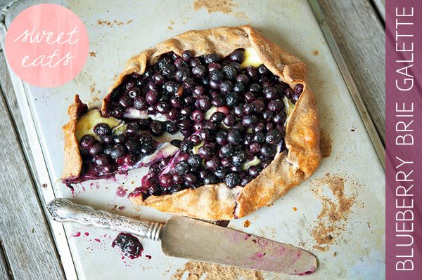 Blueberry brie galette from Tasty Kitchen via The Sweetest Occasion