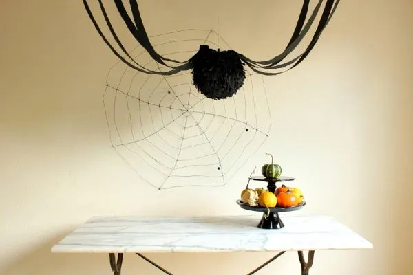 DIY fringe spider lanterns | by Hank + Hunt from The Sweetest Occasion