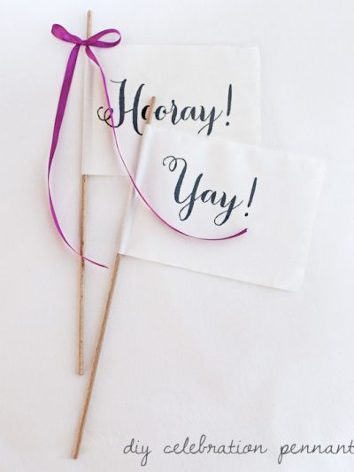 DIY Celebration Pennants thumbnail
