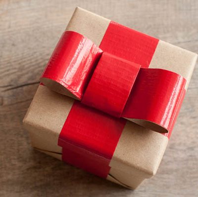 DIY Duct Tape Gift Wrap thumbnail