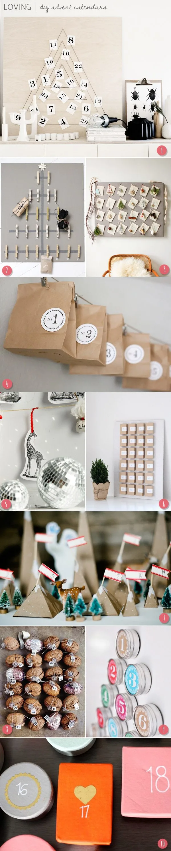 DIY advent calendars | The Sweetest Occasion DIY advent calendars | The Sweetest Occasion