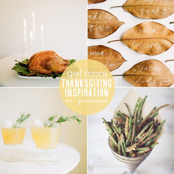 Thanksgiving entertaining ideas from The Sweetest Occasion