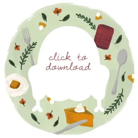 Thanksgiving printables from The Sweetest Occasion