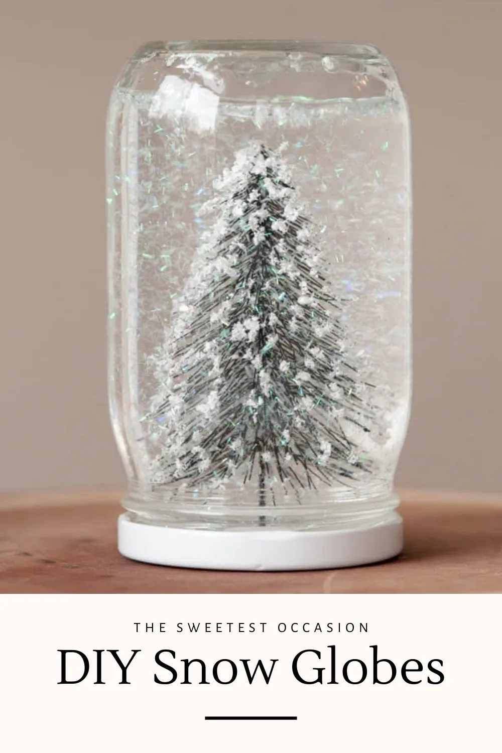 How to Make a Waterless Snow Globe Quick & Easy