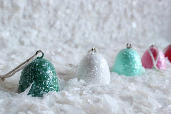 DIY glittery gumdrop ornaments by Hank + Hunt for The Sweetest Occasion