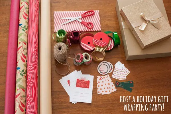 Holiday gift wrapping printables from The Sweetest Occasion