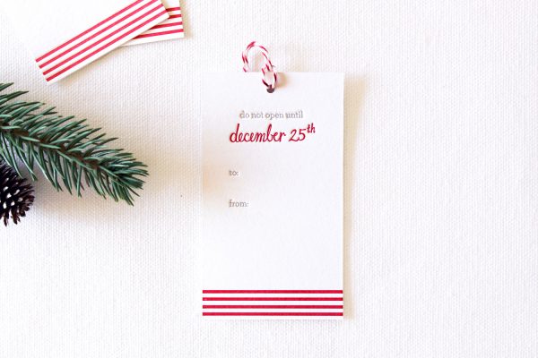 Favorite holiday gift tags from The Sweetest Occasion
