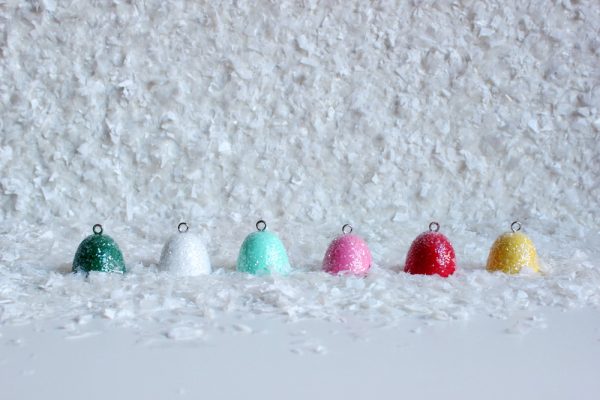 DIY glittery gumdrop ornaments by Hank + Hunt for The Sweetest Occasion