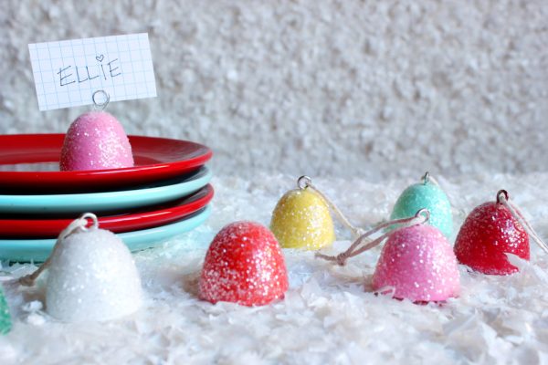 DIY glittery gumdrop ornaments by Hank + Hunt for The Sweetest Occasion