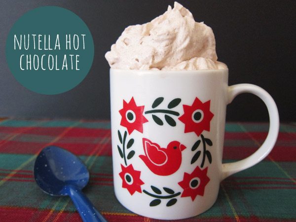 Nutella hot chocolate from The Sweetest Occasion