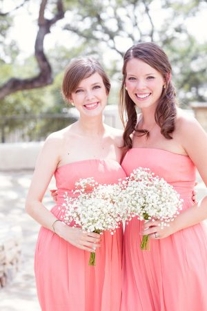 Coral bridesmaid dresses | The Sweetest Occasion