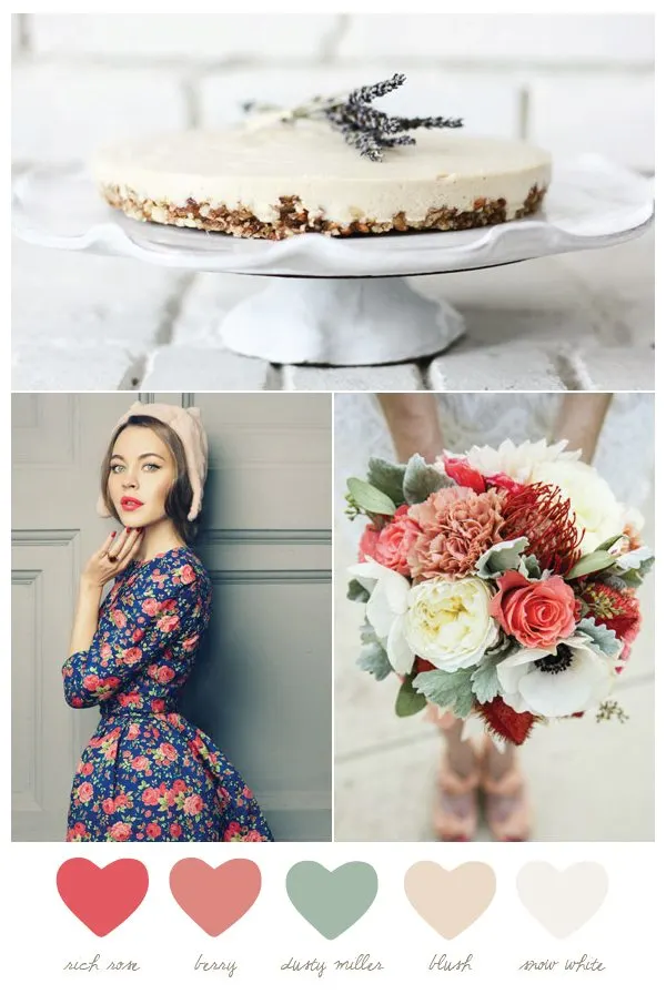 Rosy winter wedding colors | The Sweetest Occasion Rosy winter wedding colors | The Sweetest Occasion