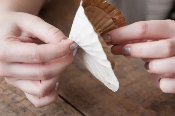 DIY Cupcake Liner Flowers from The Sweetest Occasion