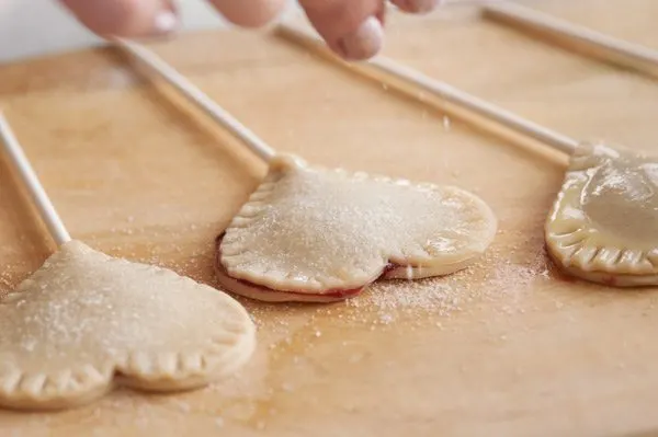 Cherry Jam Heart Pie Pops from The Sweetest Occasion