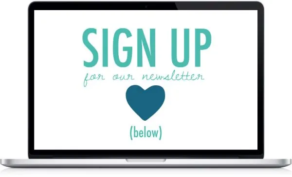 Sign up for The Sweetest Occasion Newsletter