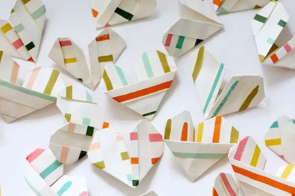 Paper hearts